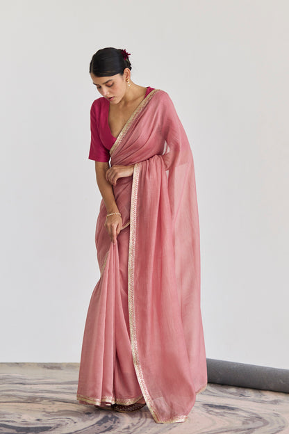 Juanita- Rose festive saree