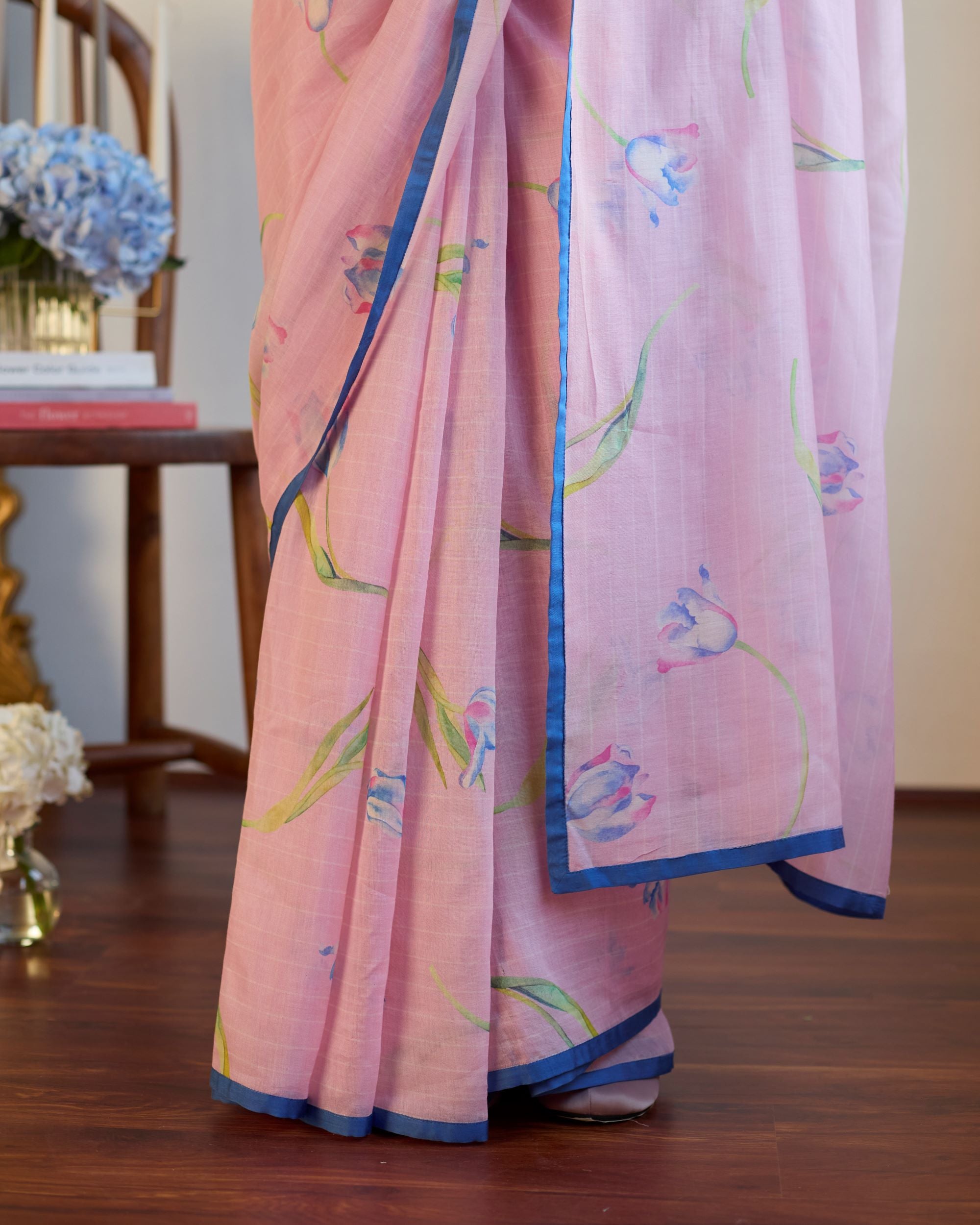 Juanita- LILAC TULIP SAREE