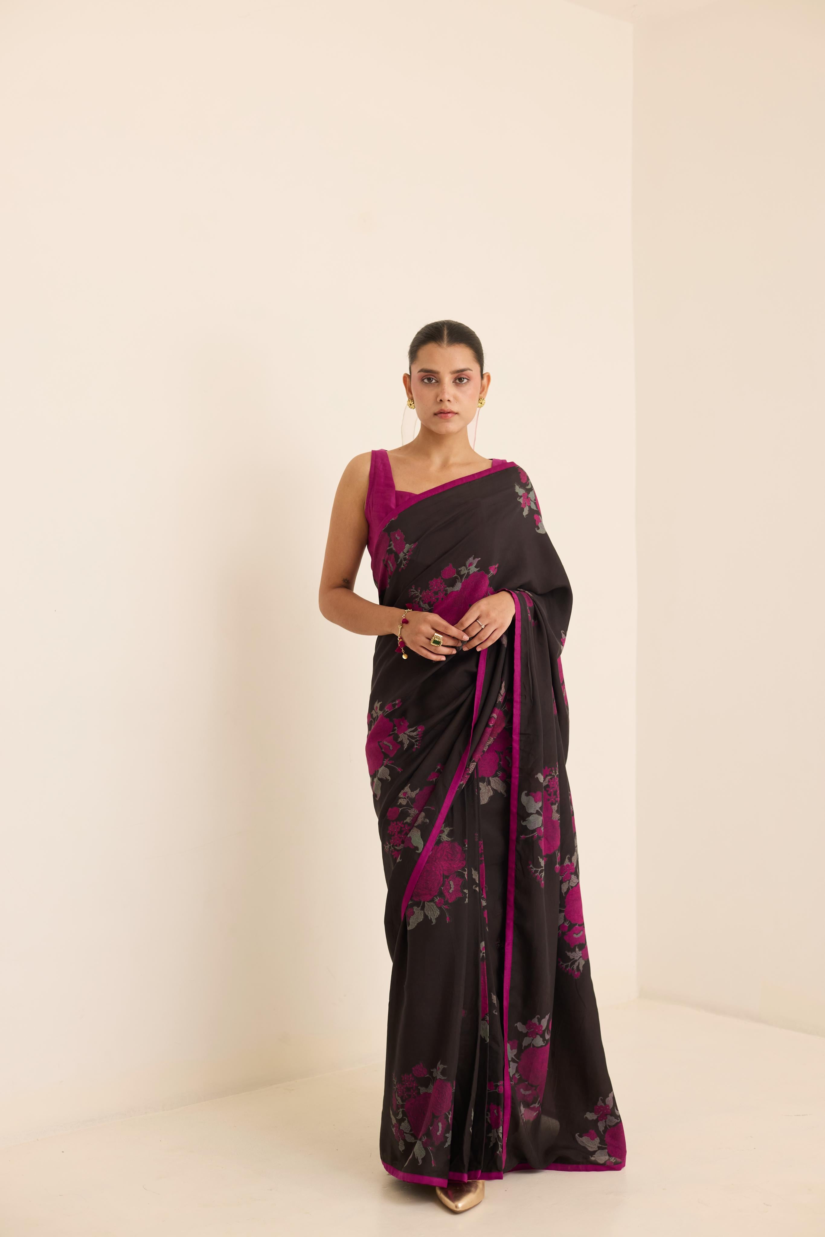 MIDNIGHT SILK SAREE