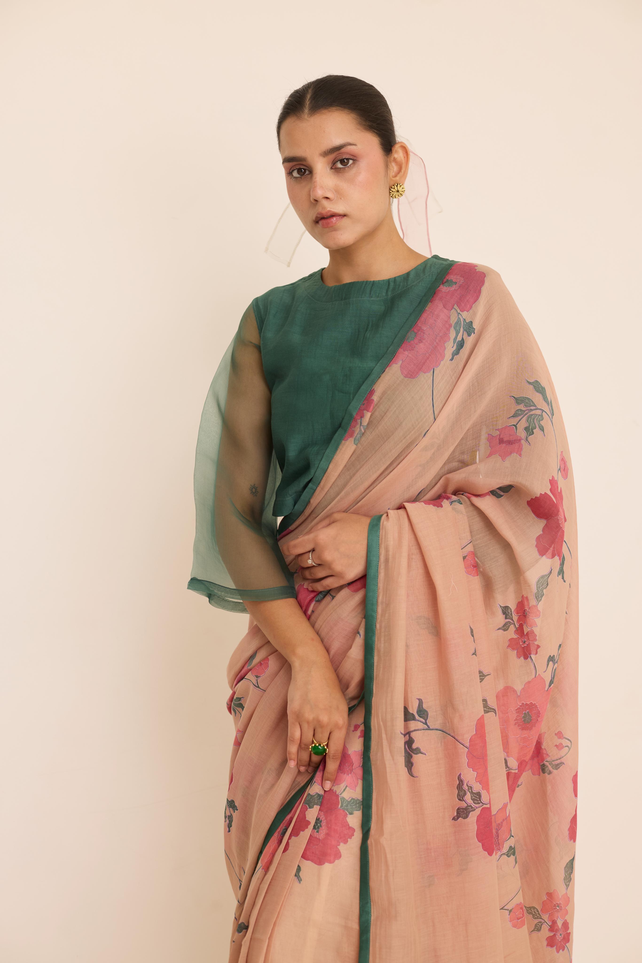 ECRU SAREE
