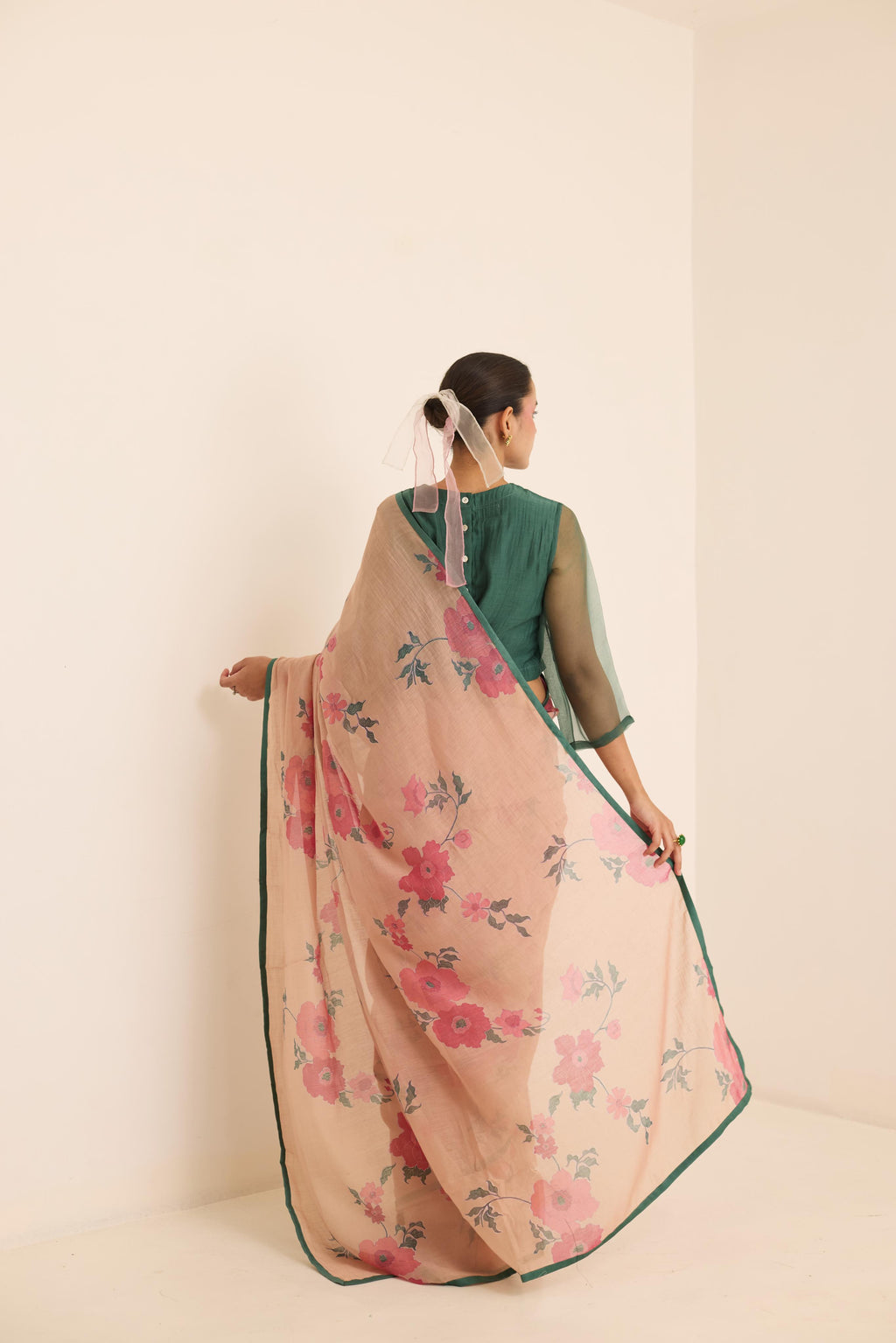 ECRU SAREE