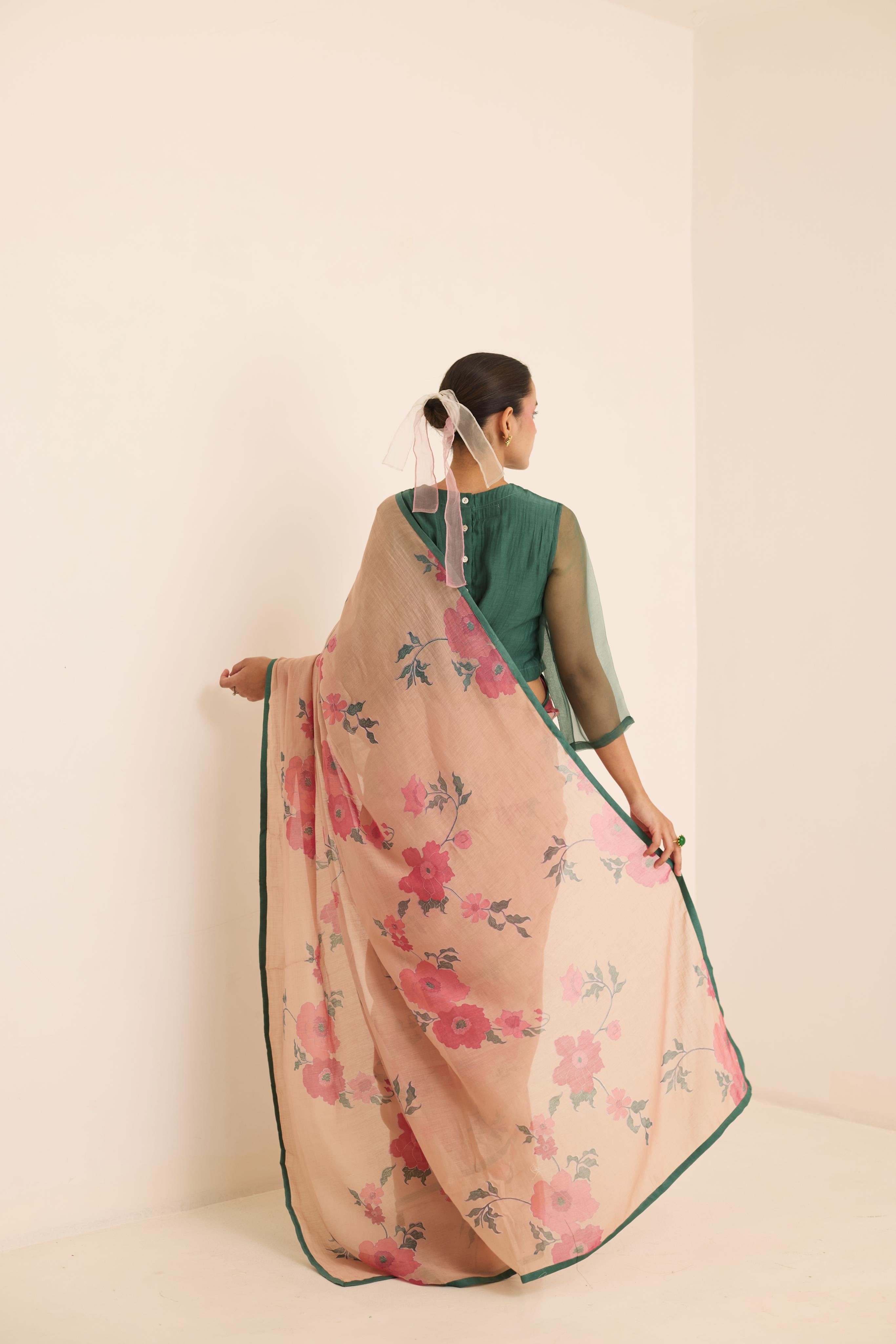 ECRU SAREE