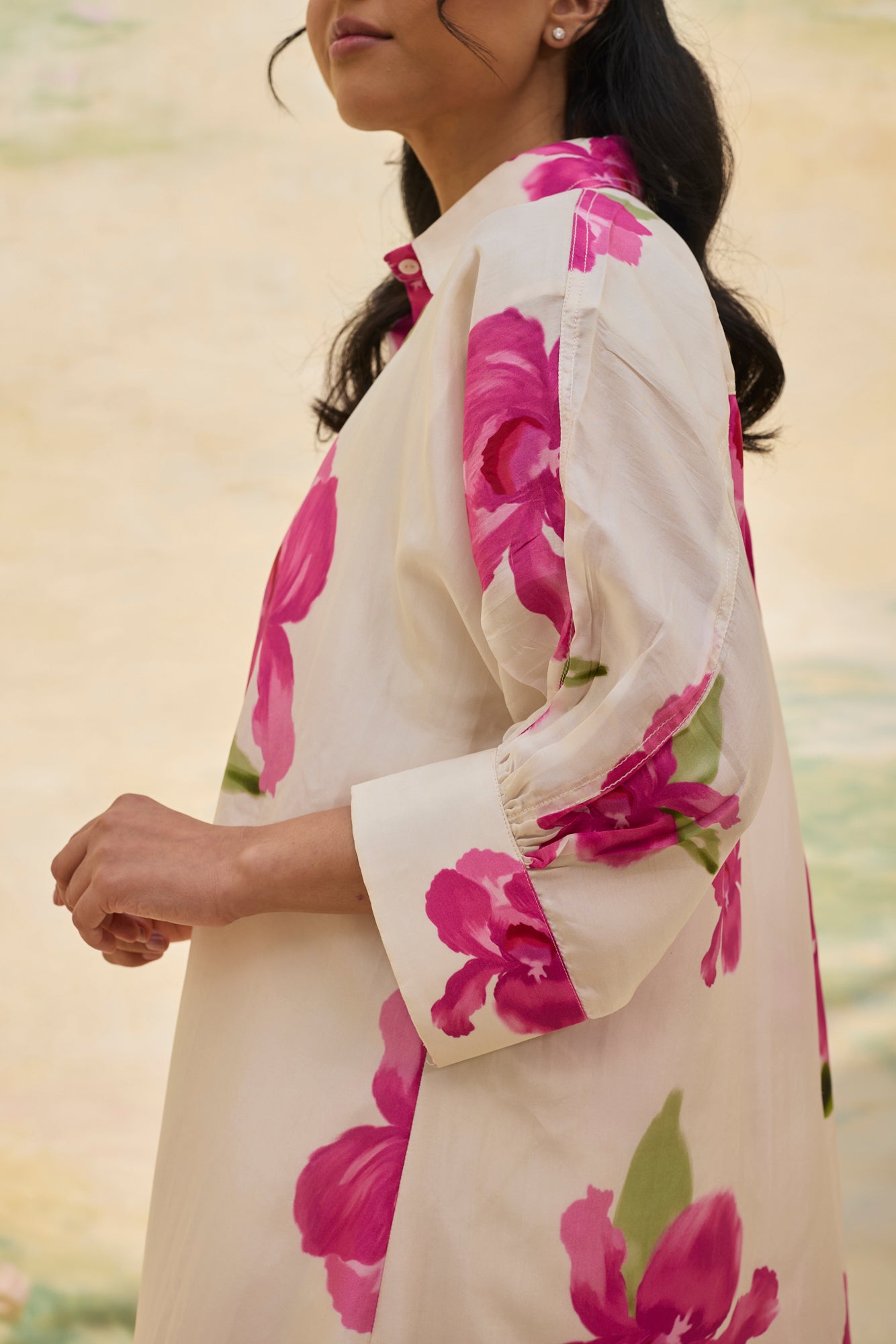 AIRA FLORAL SILK CO ORD