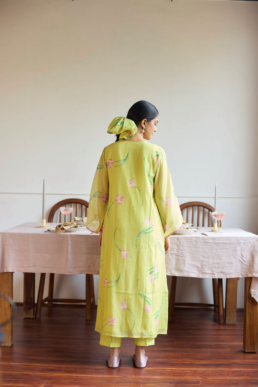 Juanita- LIME TULIP RELAXED FIT CO ORD