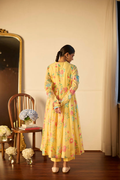 Juanita- LEMON FLORETTE ANARKALI
