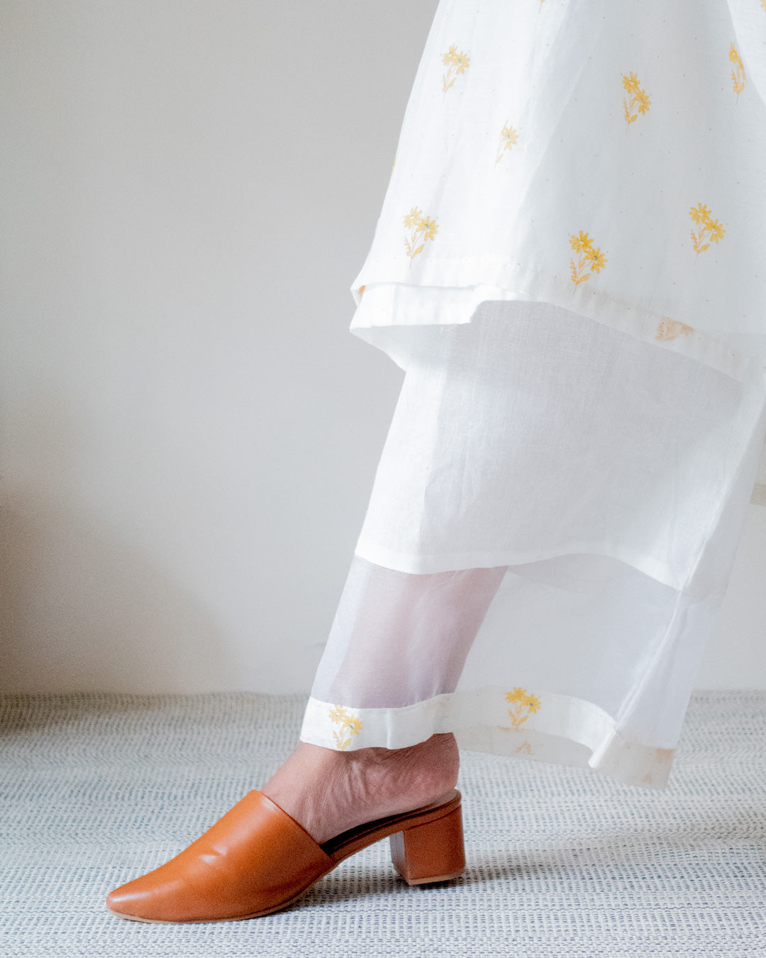 Juanita- Candid Floer Gather Tunic with Trouser