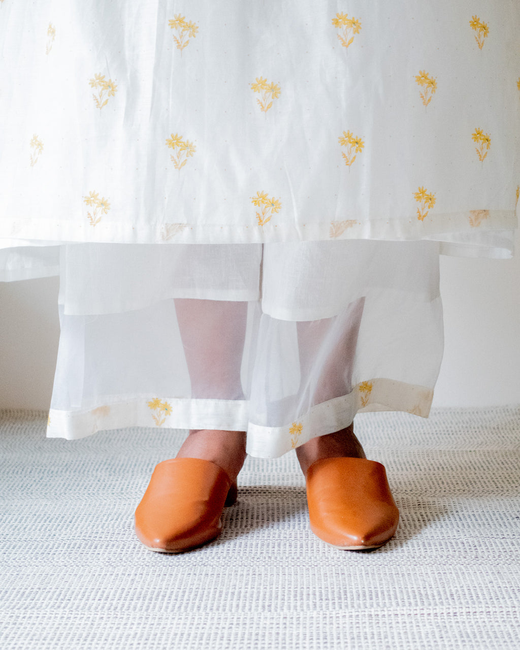 Juanita- Candid Floer Gather Tunic with Trouser