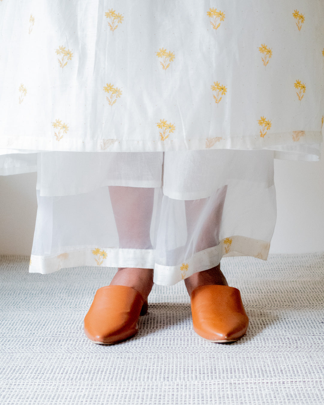 Juanita- Candid Floer Gather Tunic with Trouser