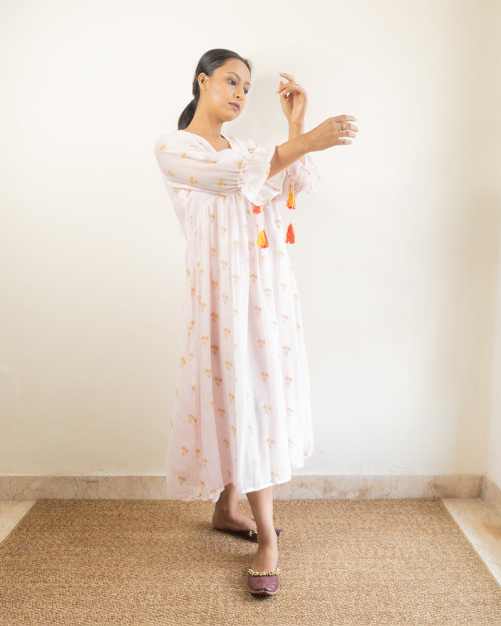Juanita- Blush Candid Dress