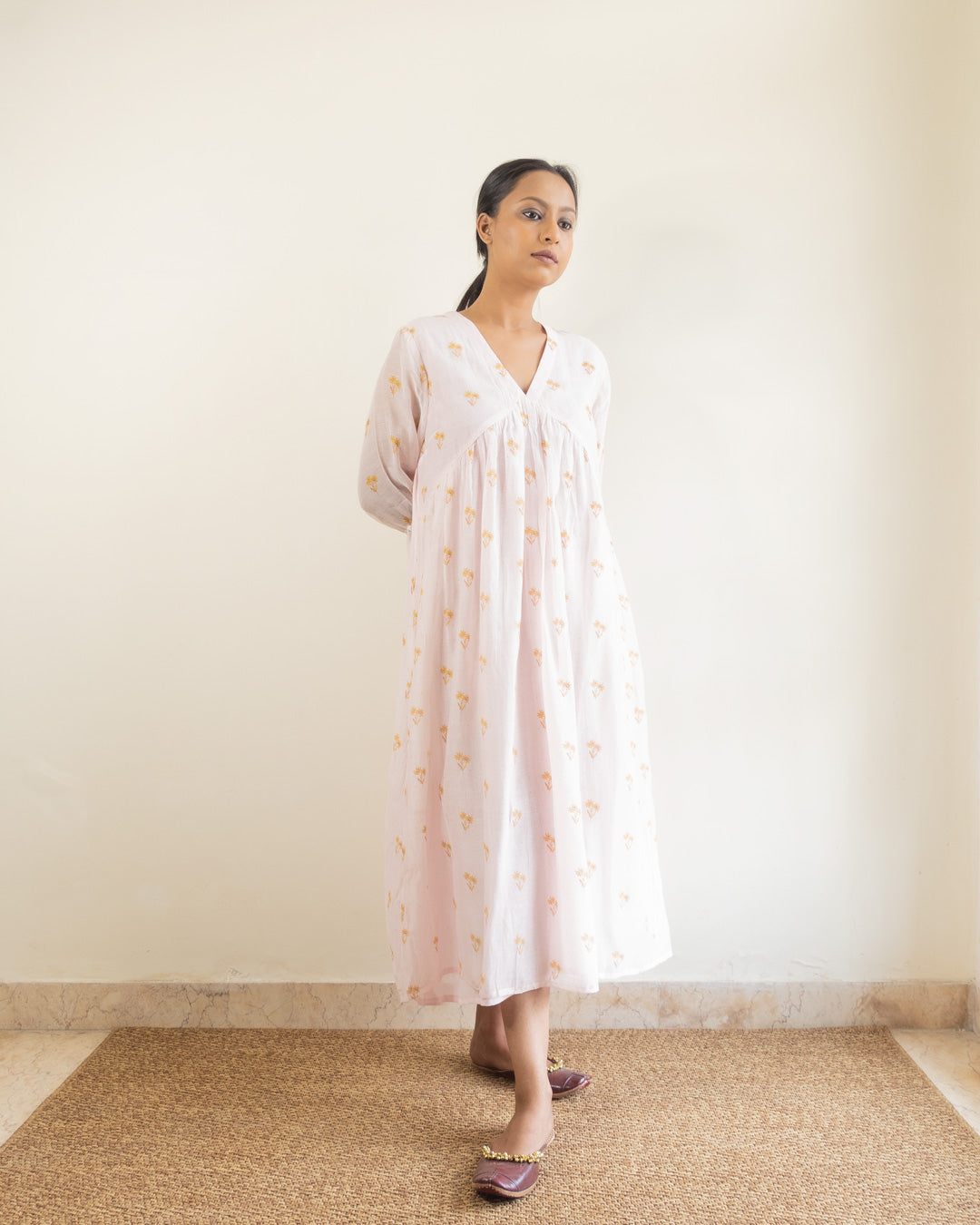 Juanita- Blush Candid Dress