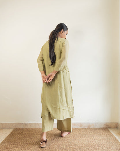 Juanita- Sage Green Dabka set