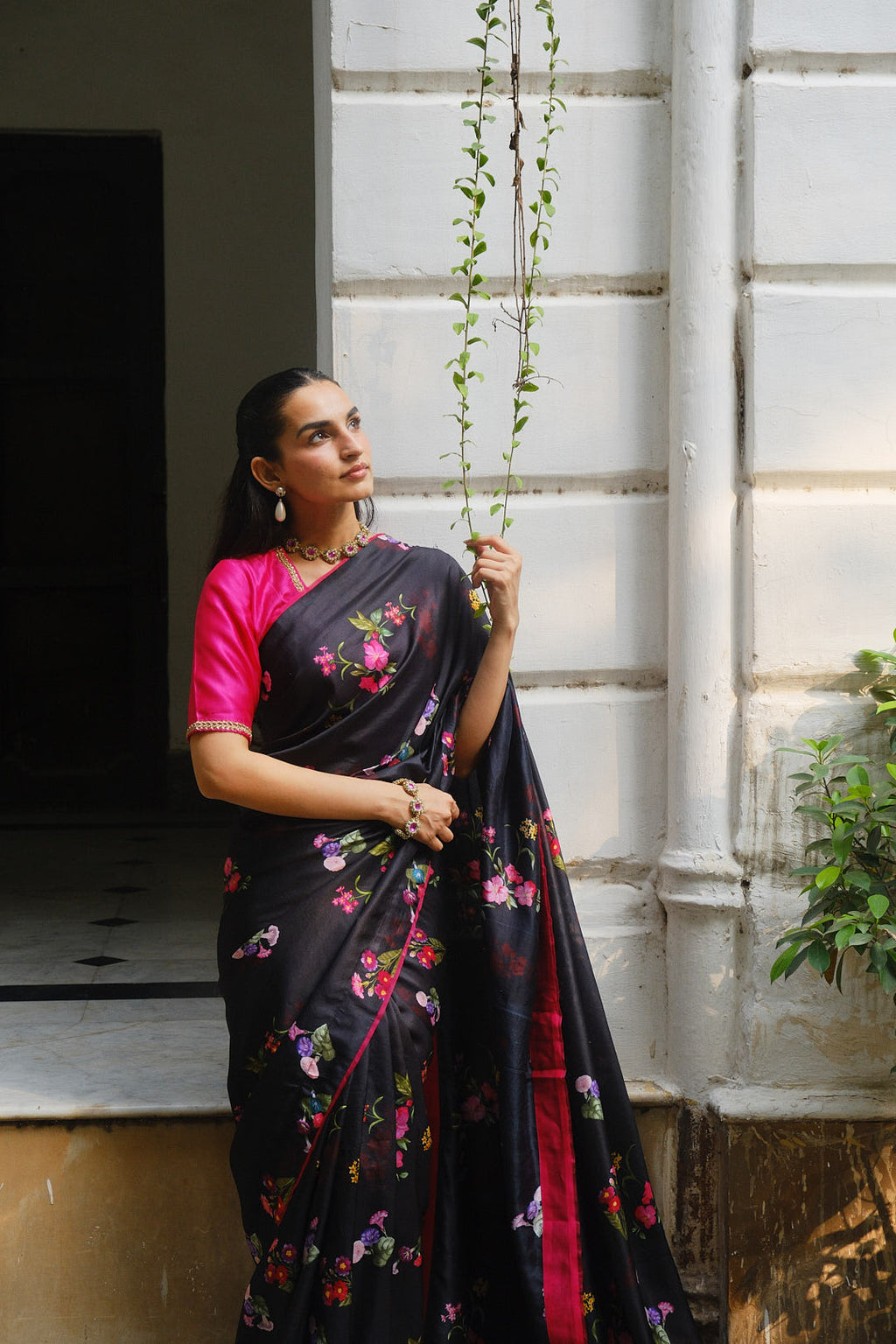 ELLA MIDNIGHT SILK SAREE