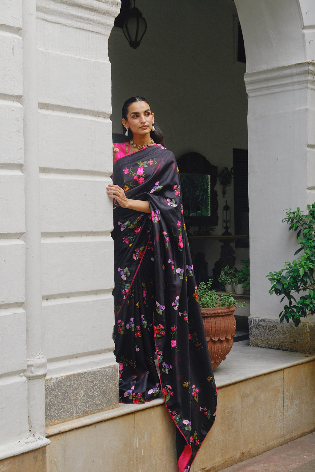 ELLA MIDNIGHT SILK SAREE