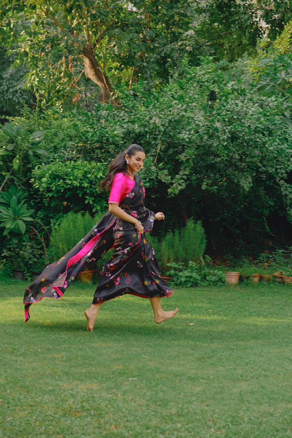 ELLA MIDNIGHT SILK SAREE