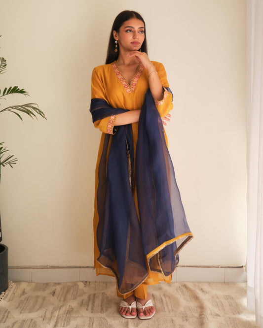 Ochre Blue Festive Set
