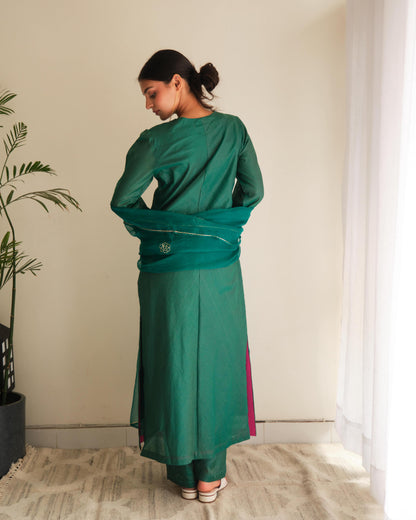 Emerald Zari Set
