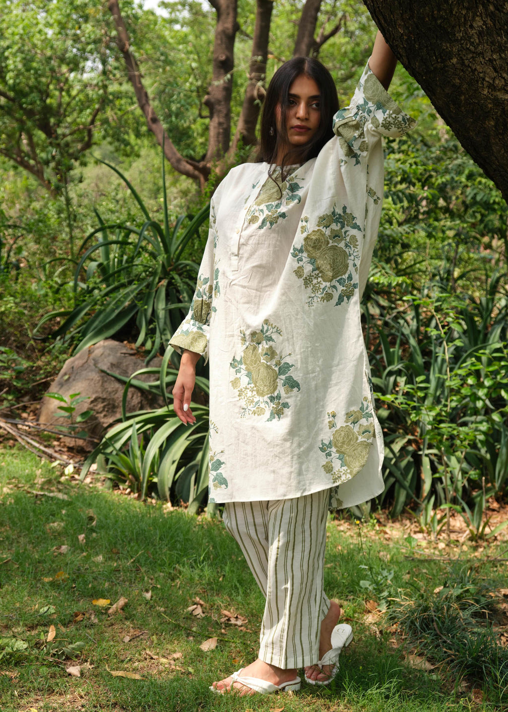 Juanita -Ivory Anti Fit Co Ord