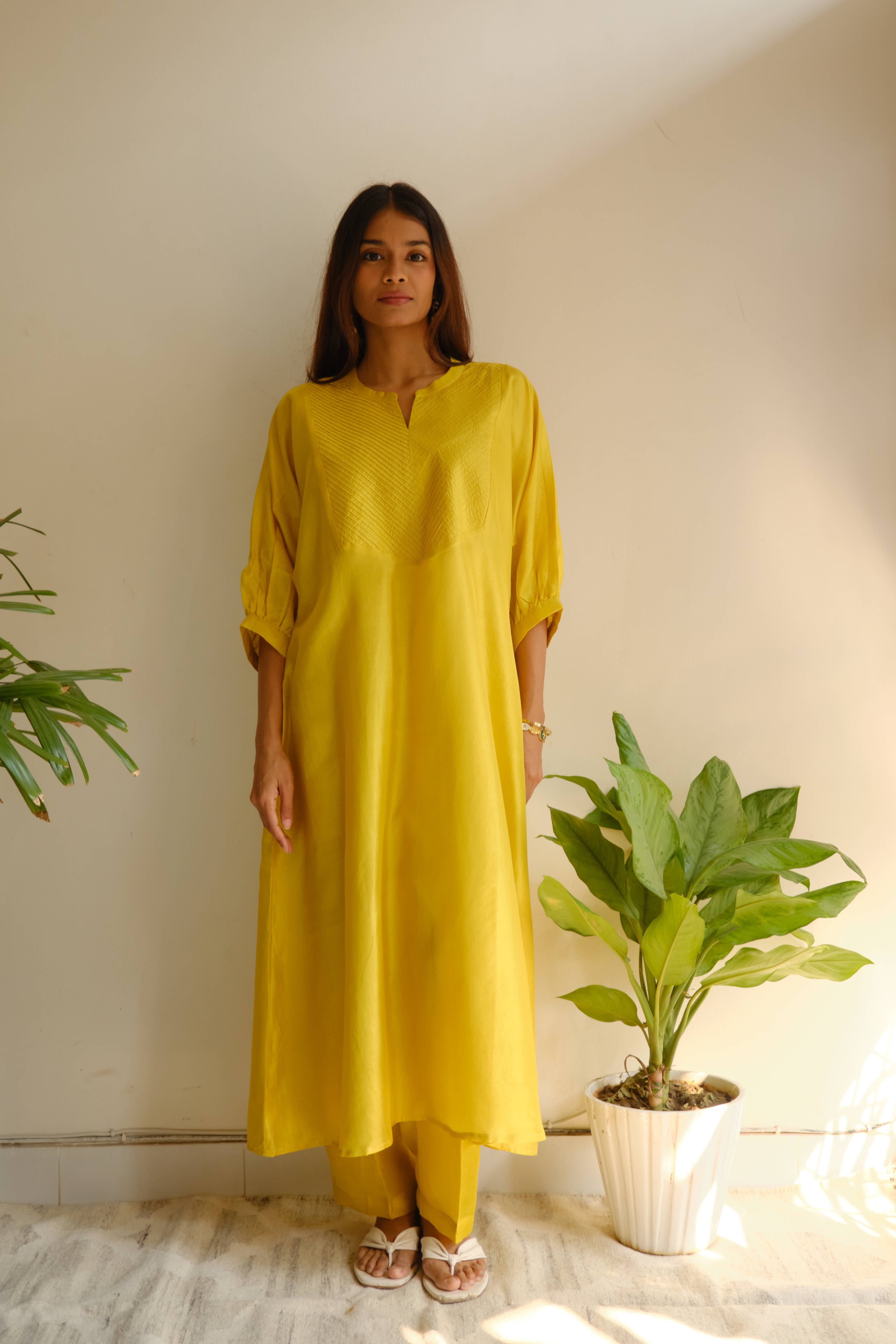 OCHRE PINTUCK CO ORD