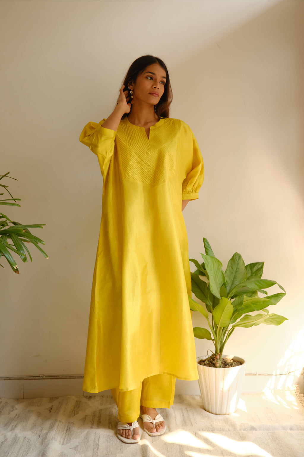 OCHRE PINTUCK CO ORD