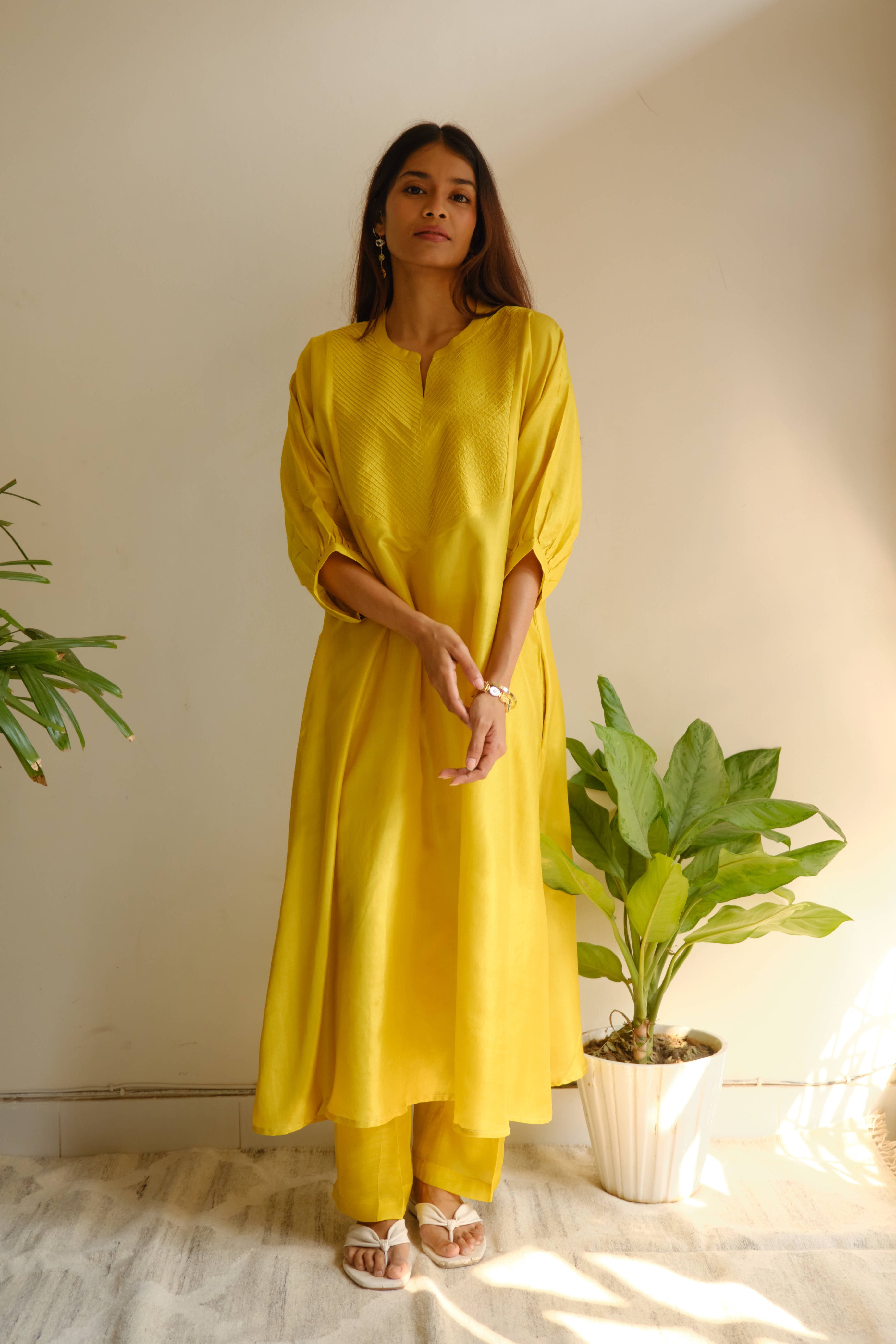 OCHRE PINTUCK CO ORD