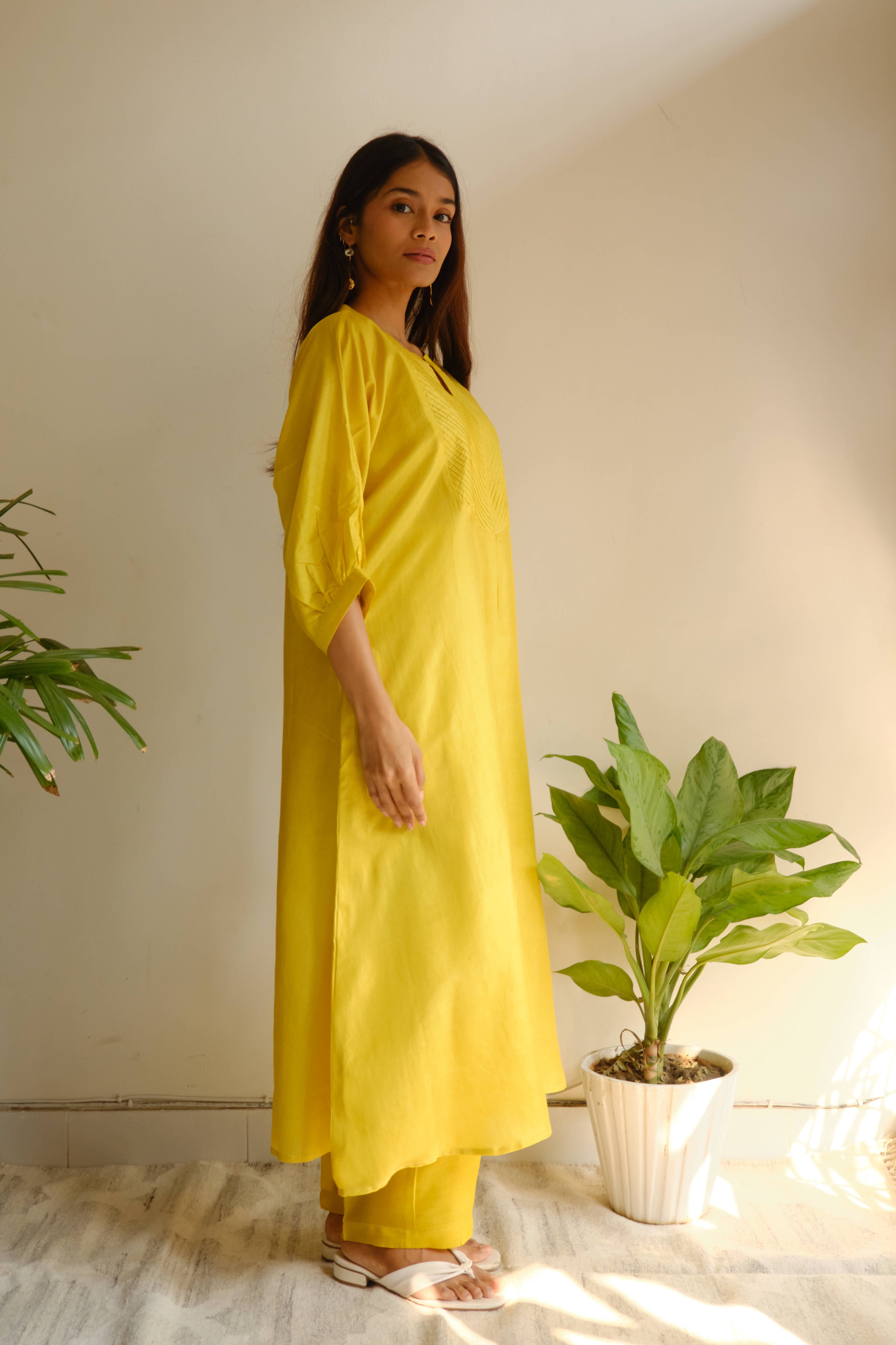 OCHRE PINTUCK CO ORD