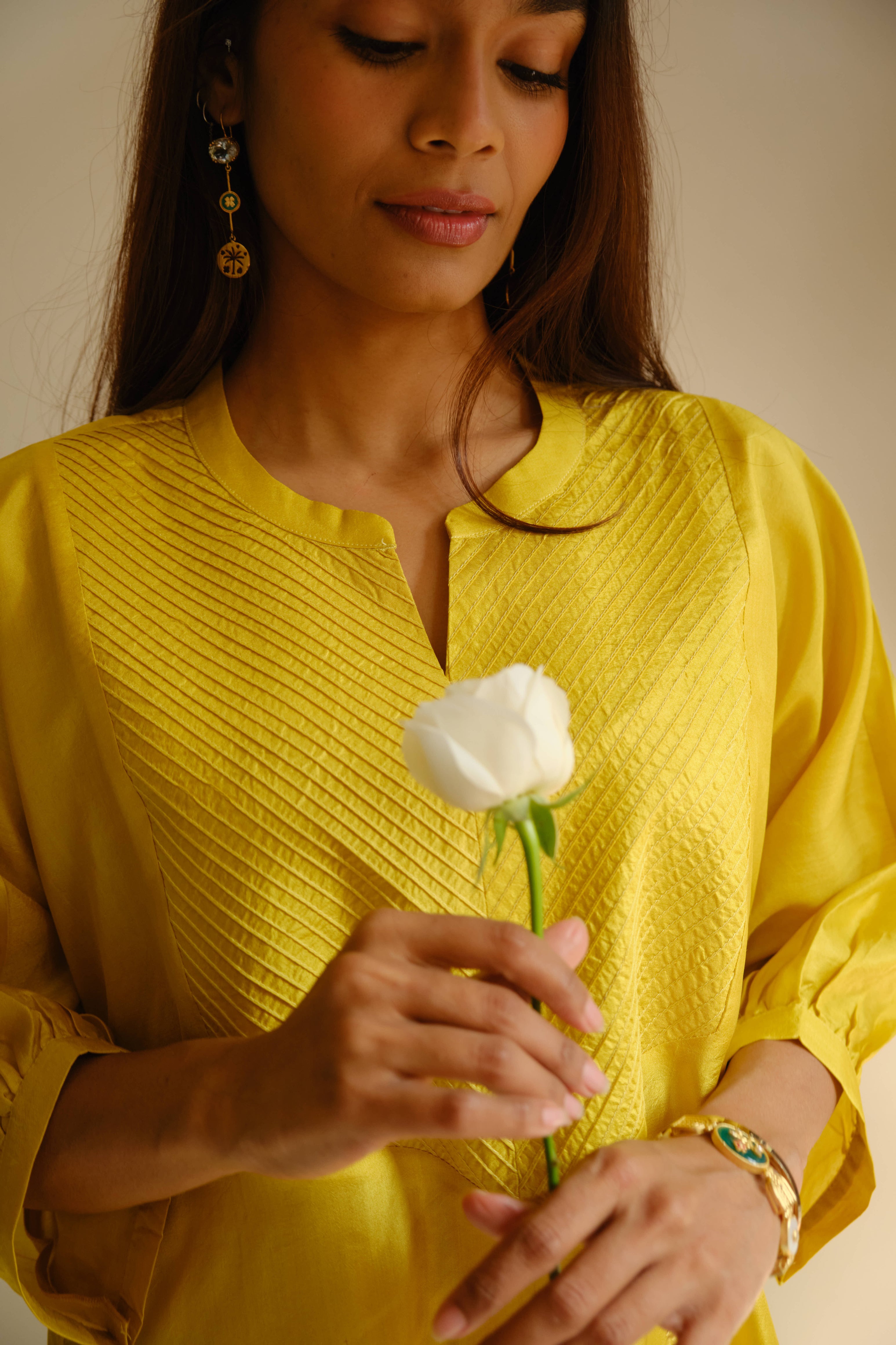 OCHRE PINTUCK CO ORD