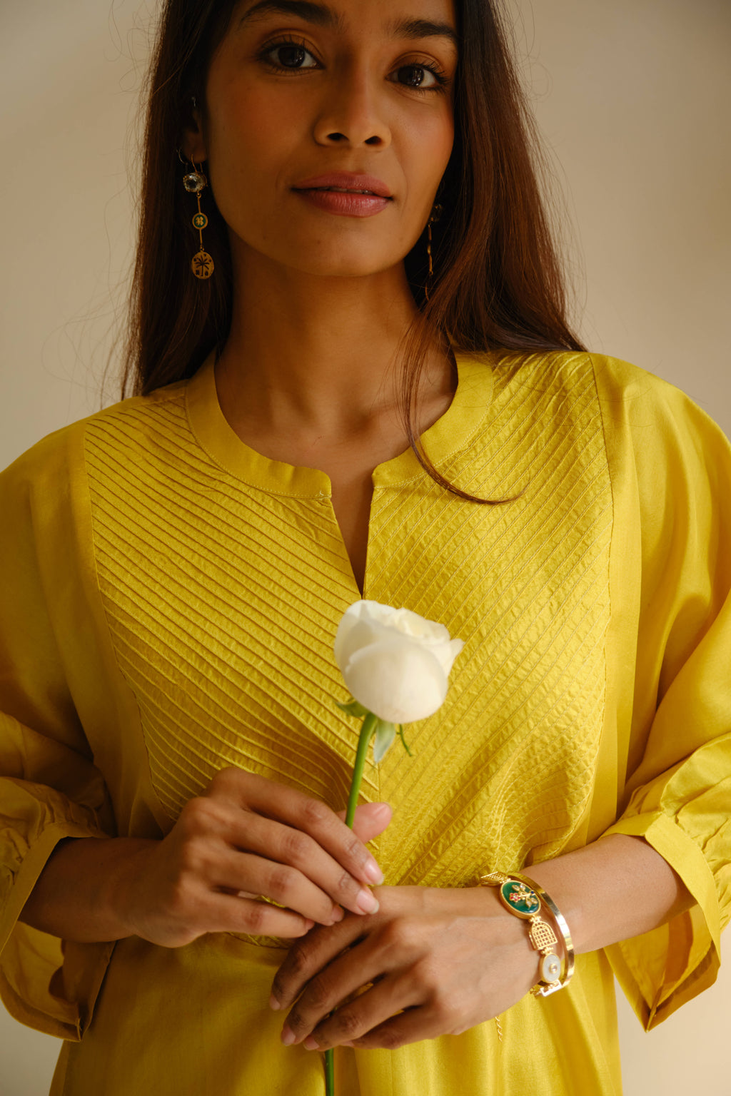 OCHRE PINTUCK CO ORD