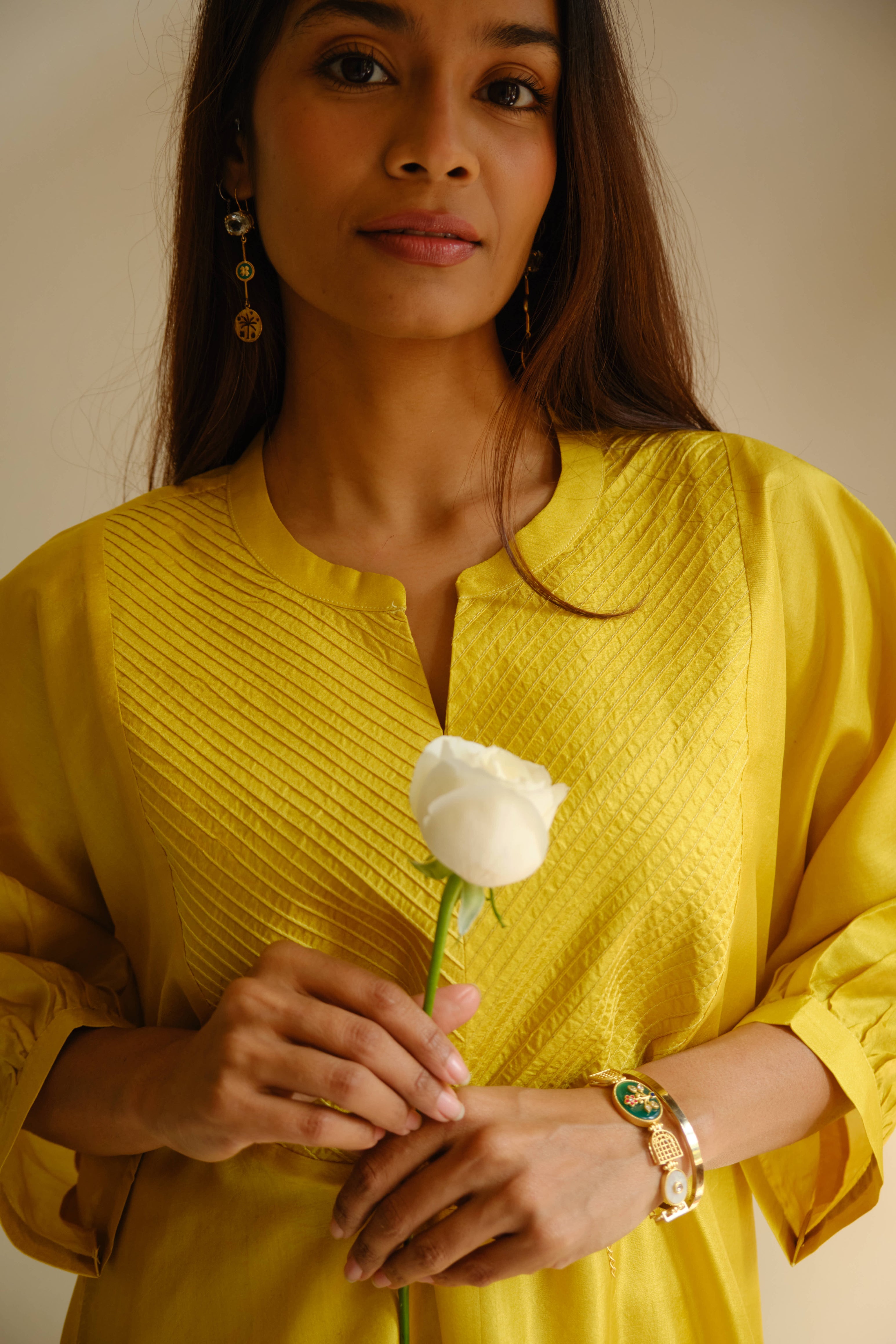 OCHRE PINTUCK CO ORD