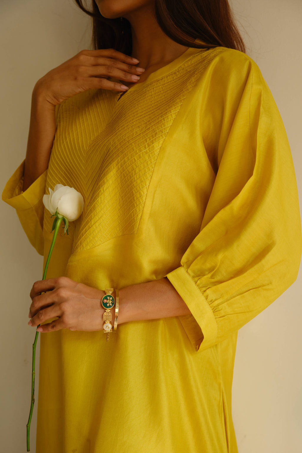 OCHRE PINTUCK CO ORD