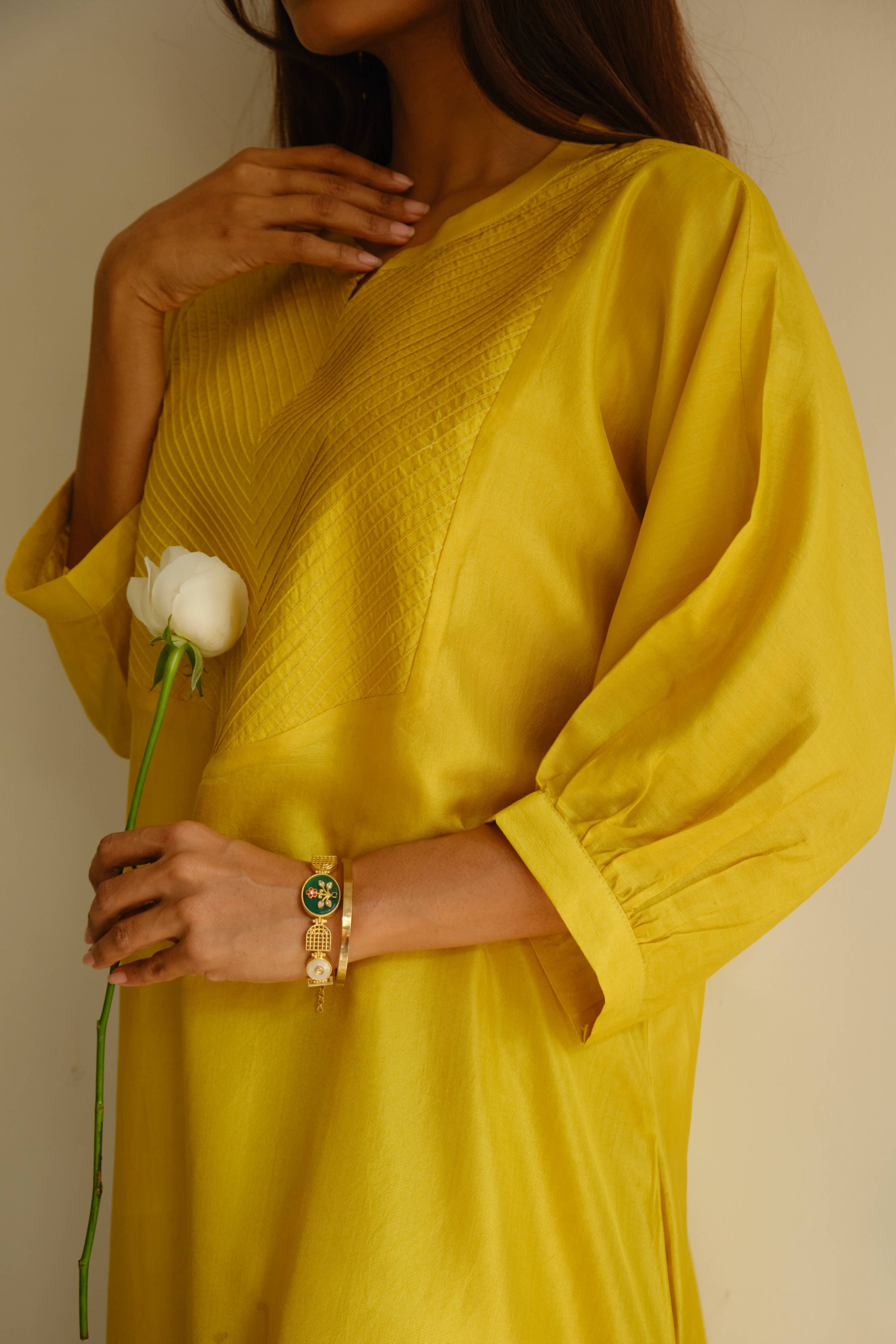 OCHRE PINTUCK CO ORD