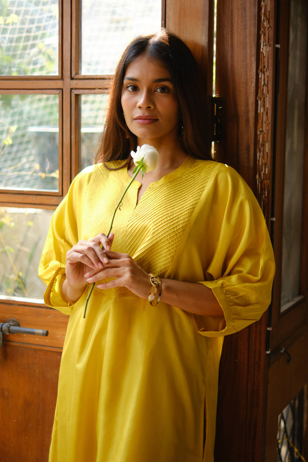 OCHRE PINTUCK CO ORD