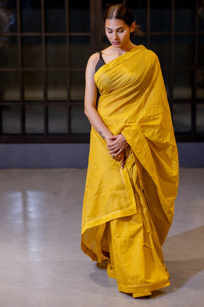 Juanita- Ochre Saree