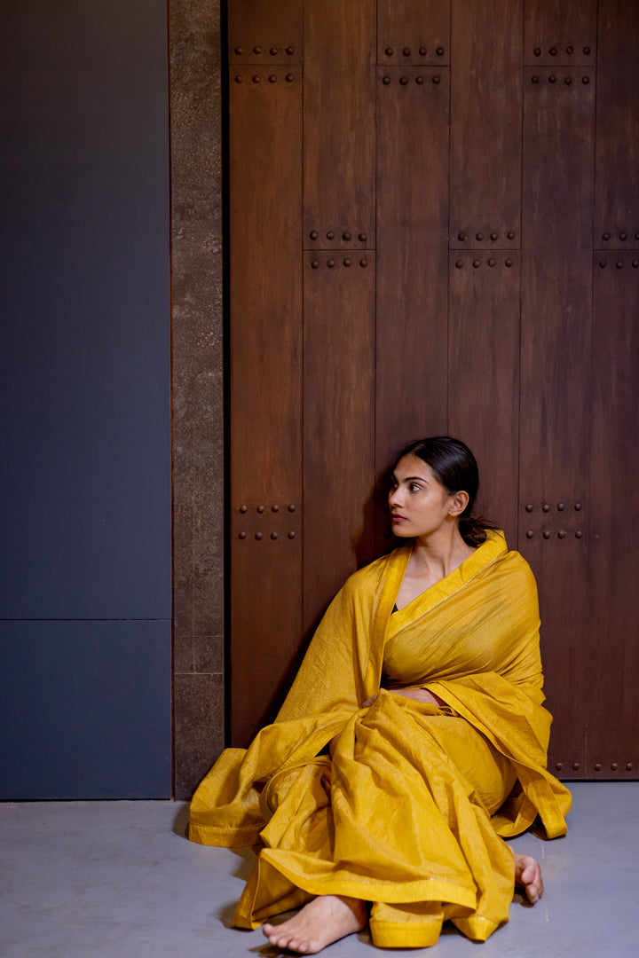 Juanita- Ochre Saree