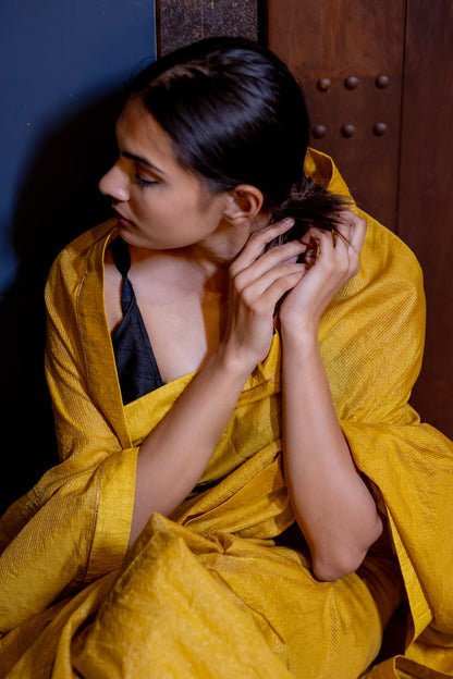 Juanita- Ochre Saree