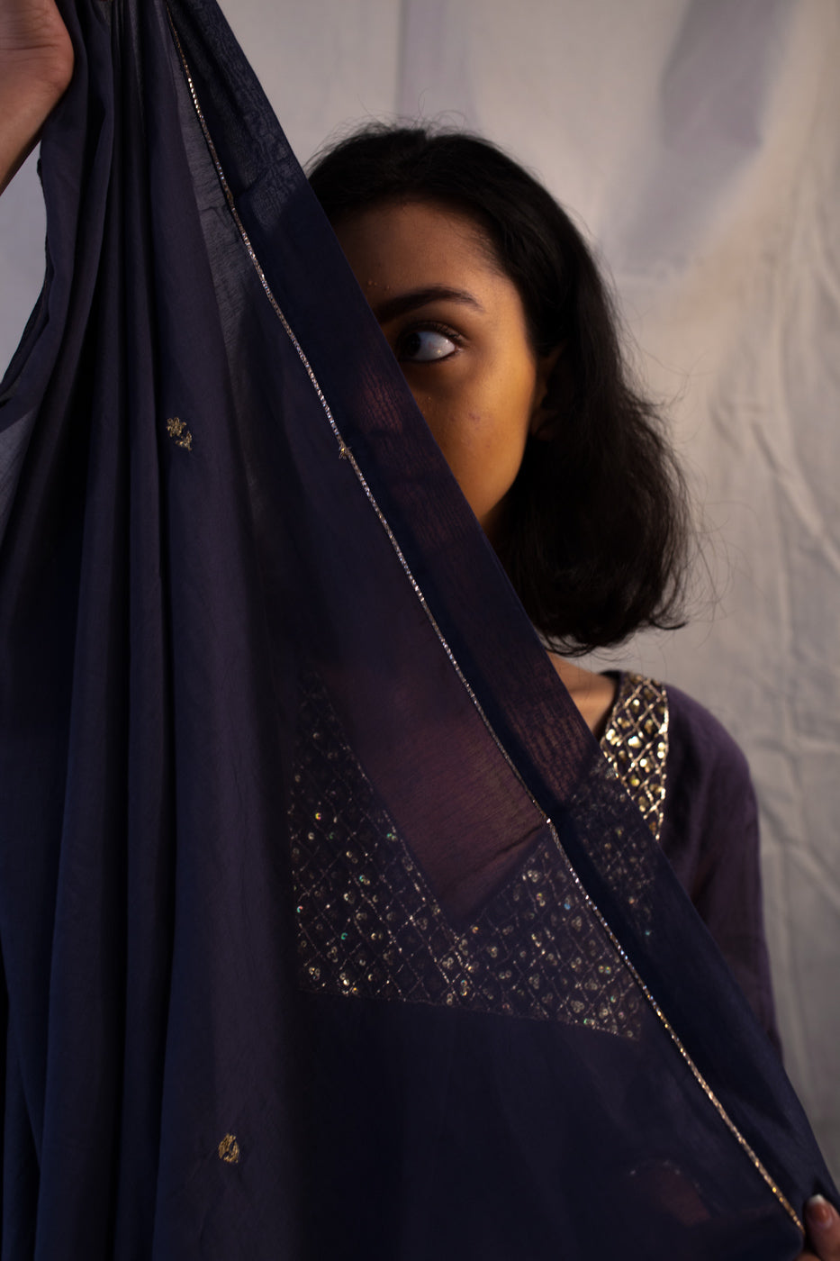 Juanita- Kaftan Styled Handwoven Chanderi Kurta