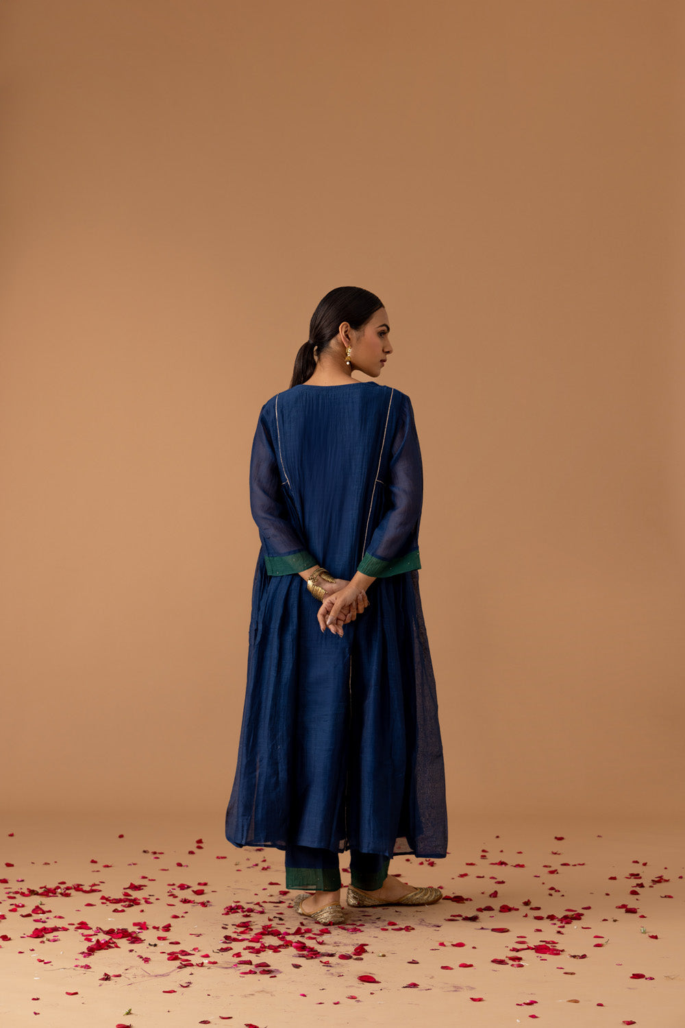Juanita- Teal Mukaish Set
