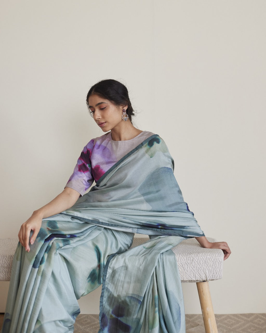 JUANITA- SEA GREEN SILK SAREE