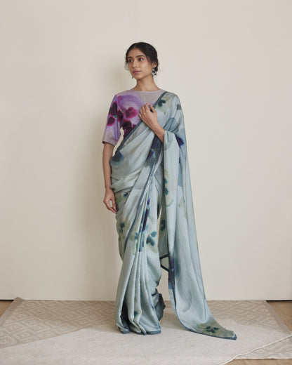 JUANITA- SEA GREEN SILK SAREE