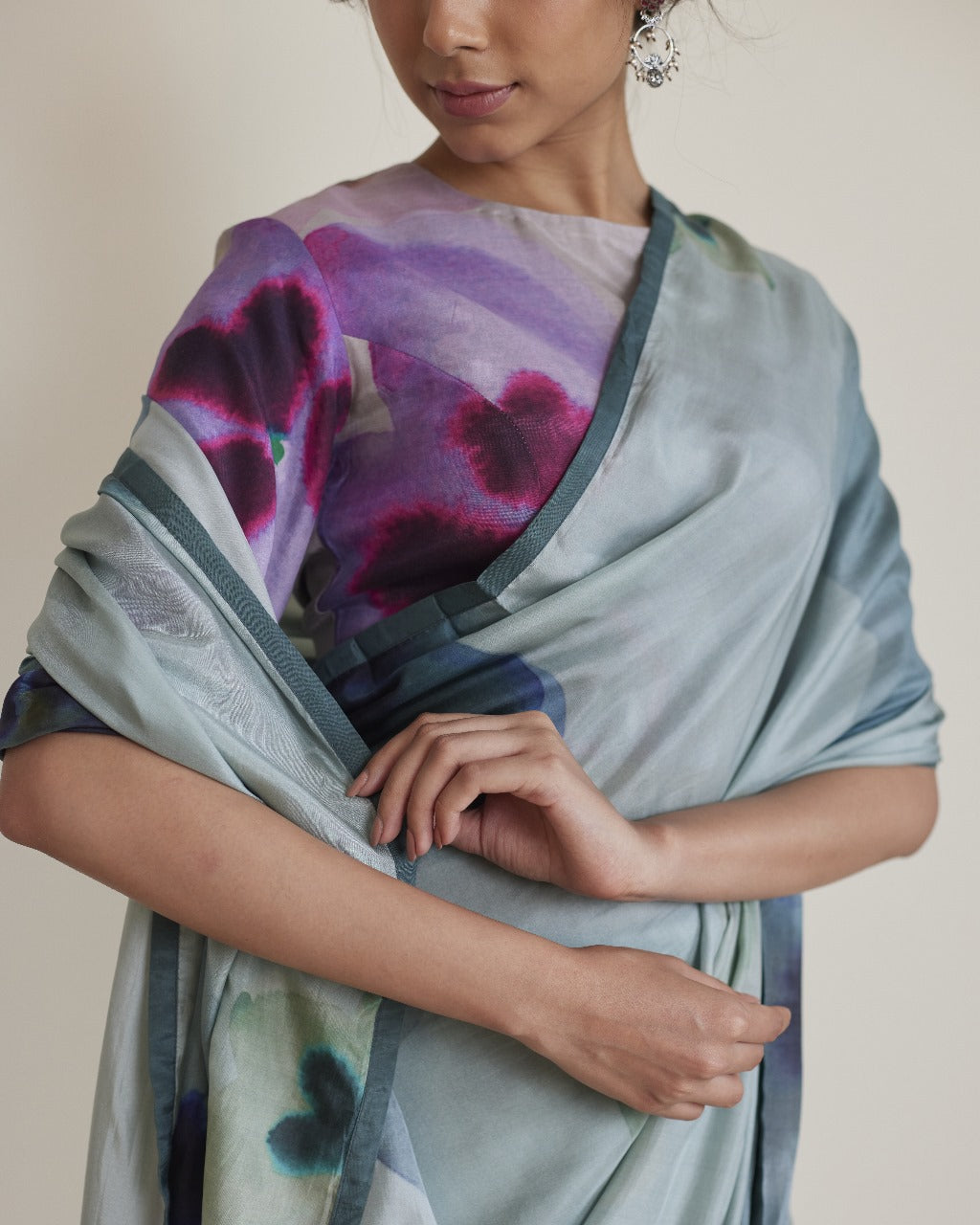 JUANITA- SEA GREEN SILK SAREE