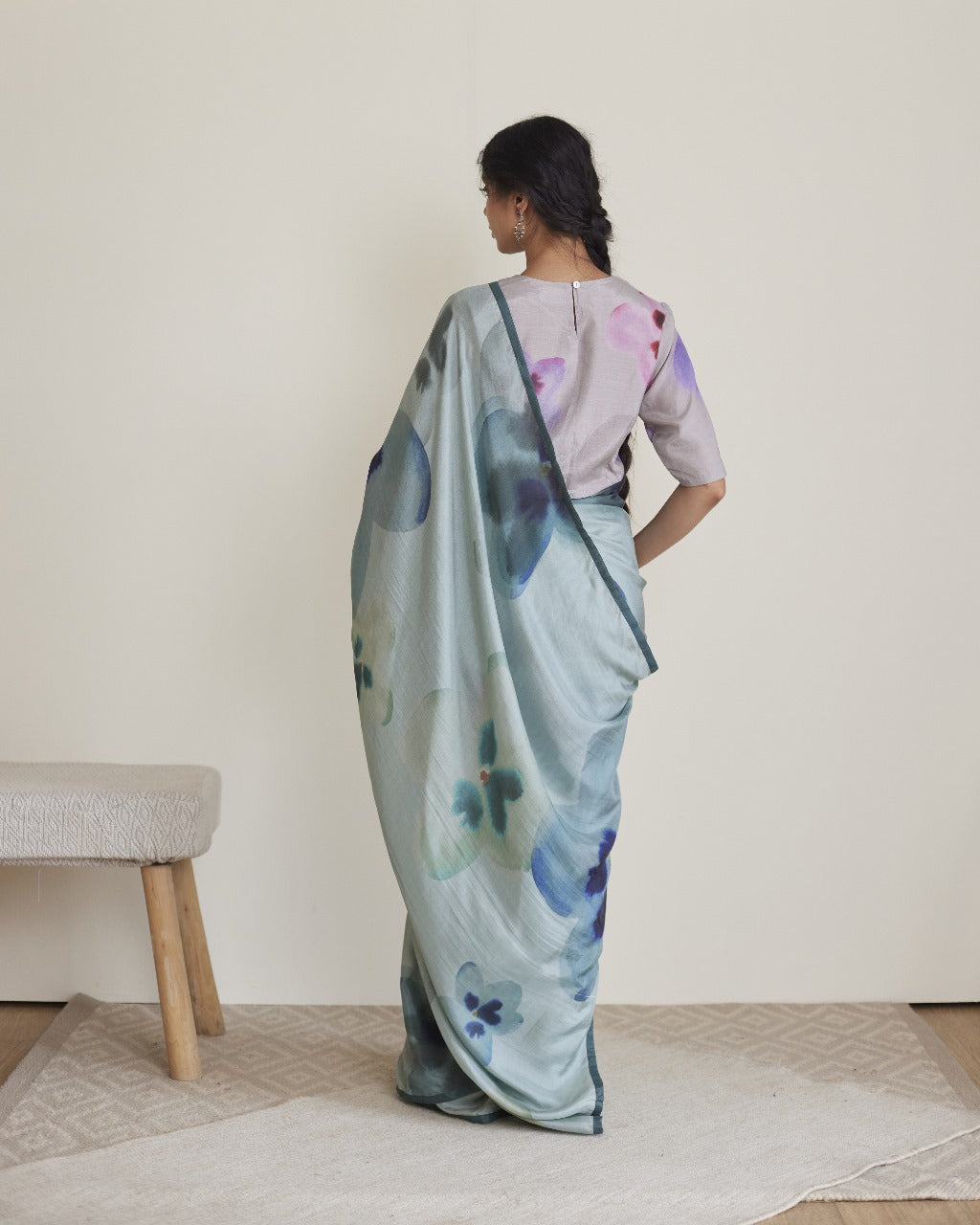 JUANITA- SEA GREEN SILK SAREE