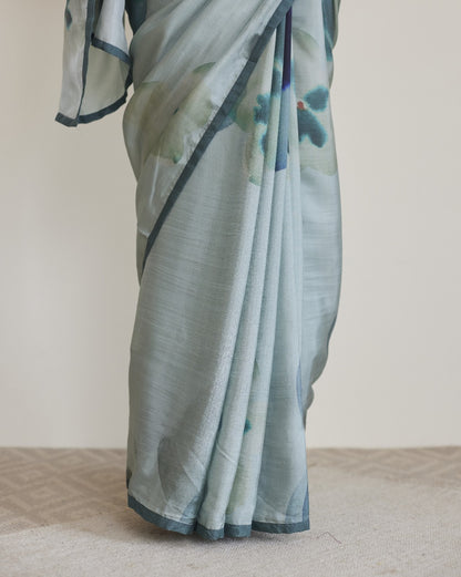 JUANITA- SEA GREEN SILK SAREE