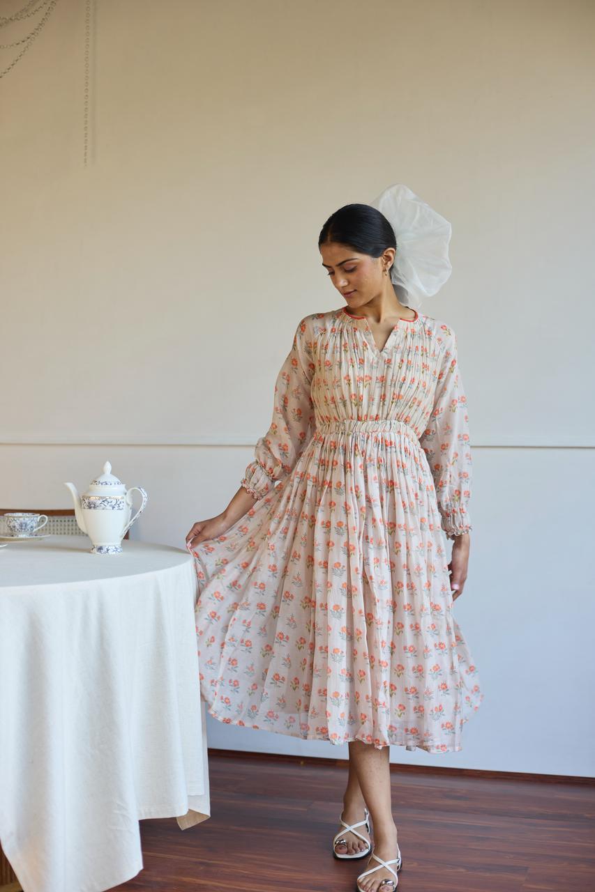 Juanita- TAUPE DRESS