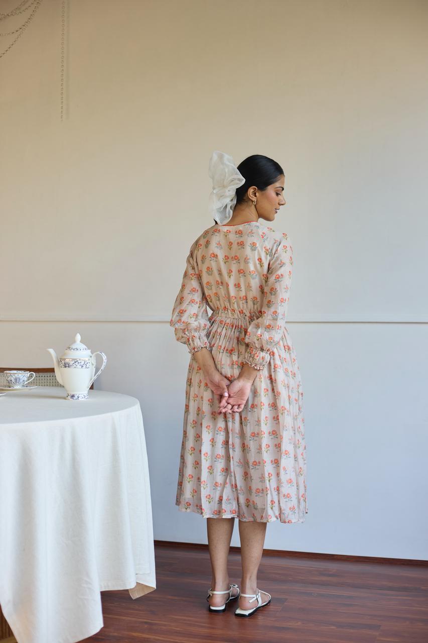 Juanita- TAUPE DRESS