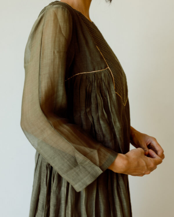 Juanita- Handwoven chanderi comfort fit kurta pants