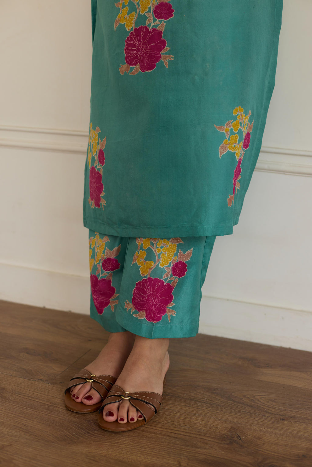 Aqua silk co rd