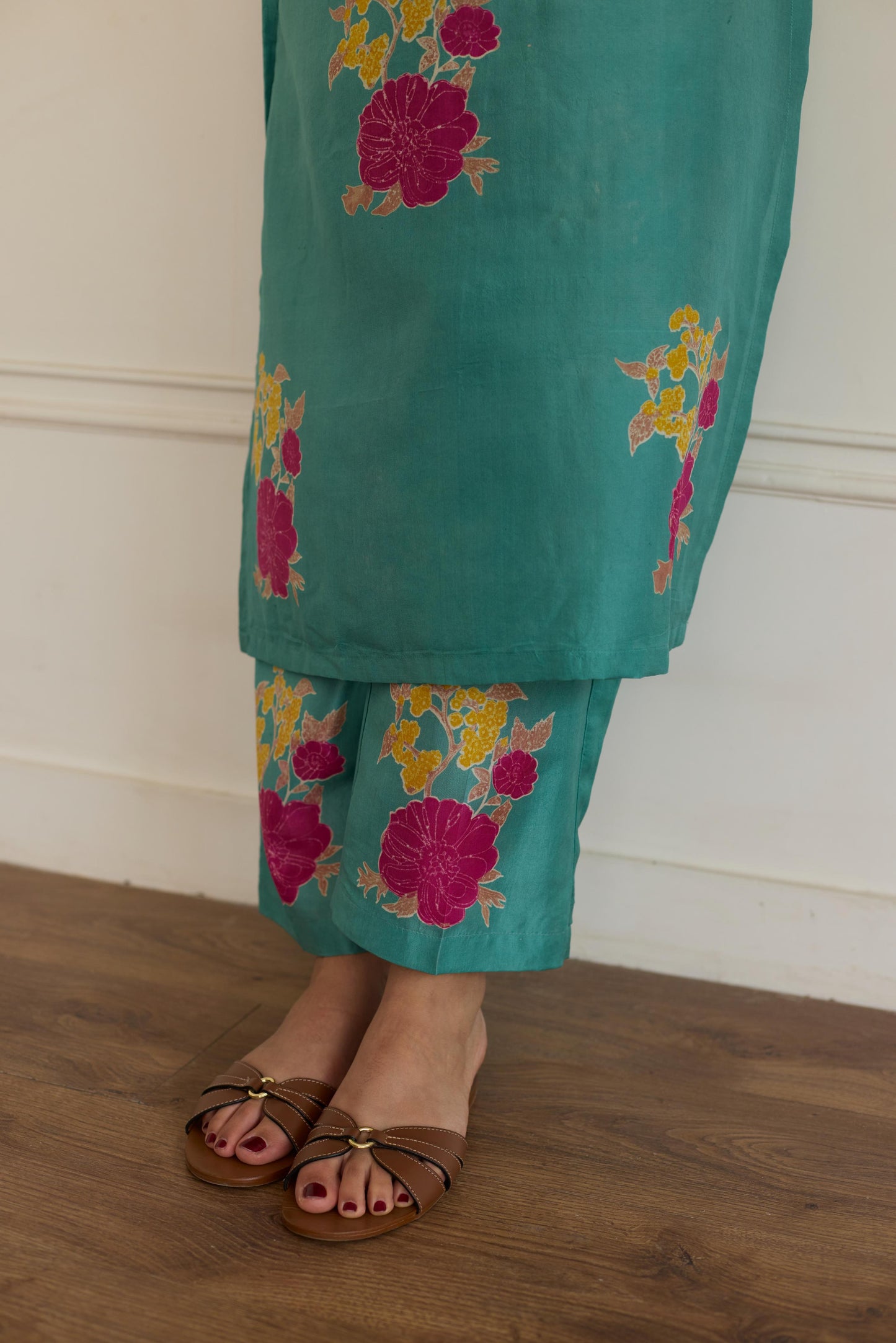 Aqua silk co rd