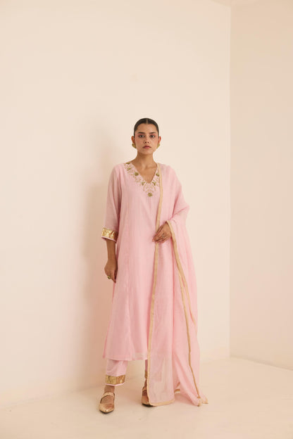 Blush Mukaish Set