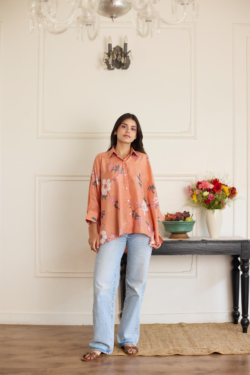 Gia Salmon Shirt