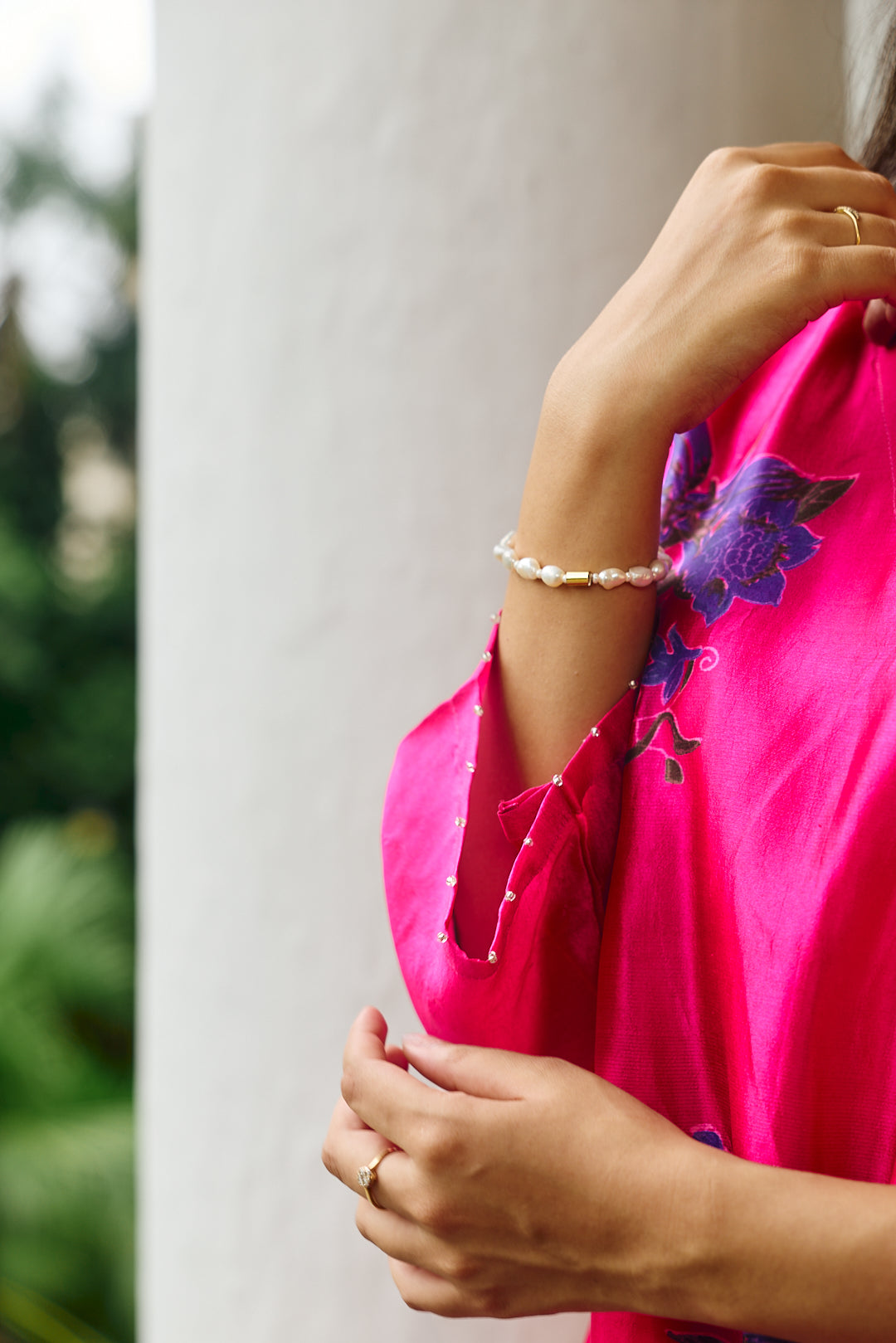 ELIN FUCHSIA SILK CO-ORD