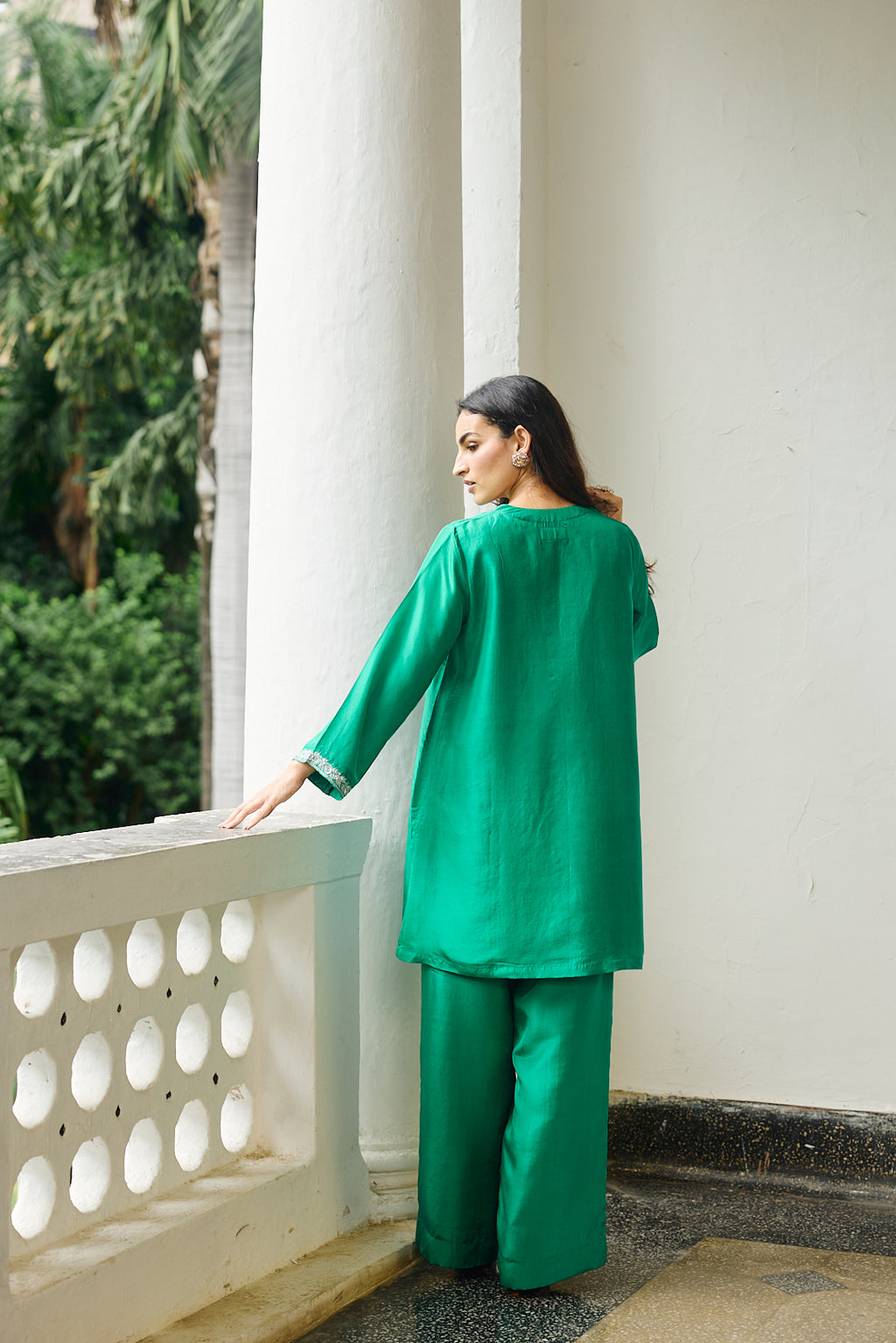 CHIARA SILK CO-ORD JADE